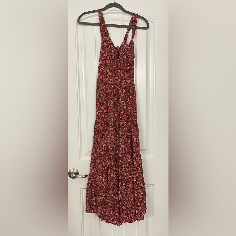Dress Forum Floral Sleeveless Maxi Dress - M